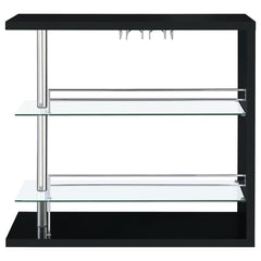 Prescott Black Home Bar - furniture place usa