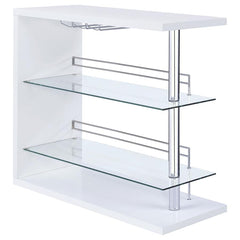 Prescott White Home Bar - furniture place usa