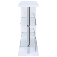 Prescott White Home Bar - furniture place usa