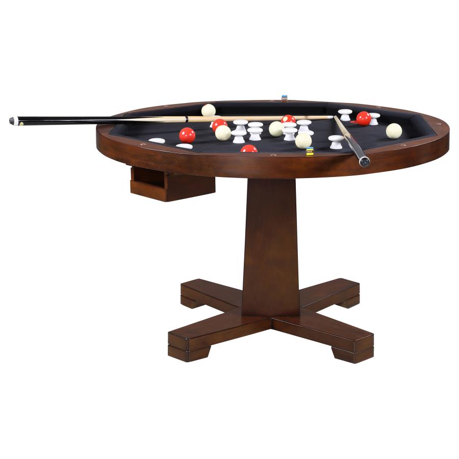 Marietta Brown Game Table - furniture place usa