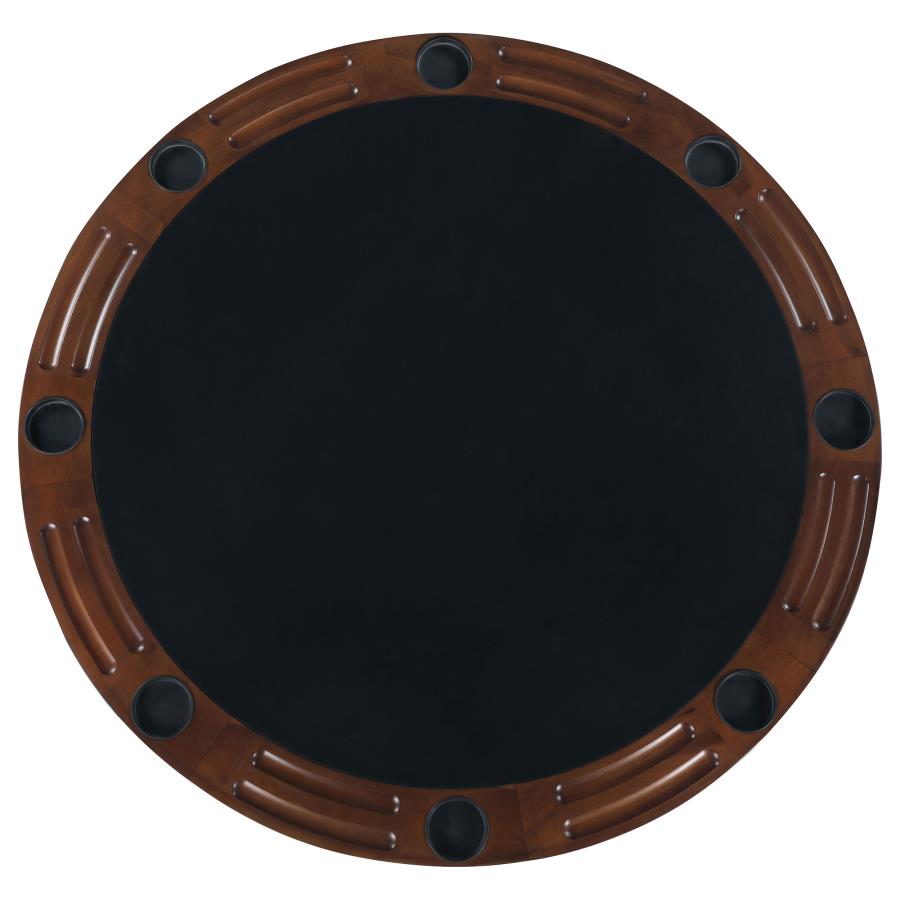 Marietta Brown Game Table - furniture place usa
