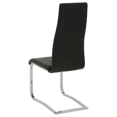 Montclair Black Side Chair - furniture place usa