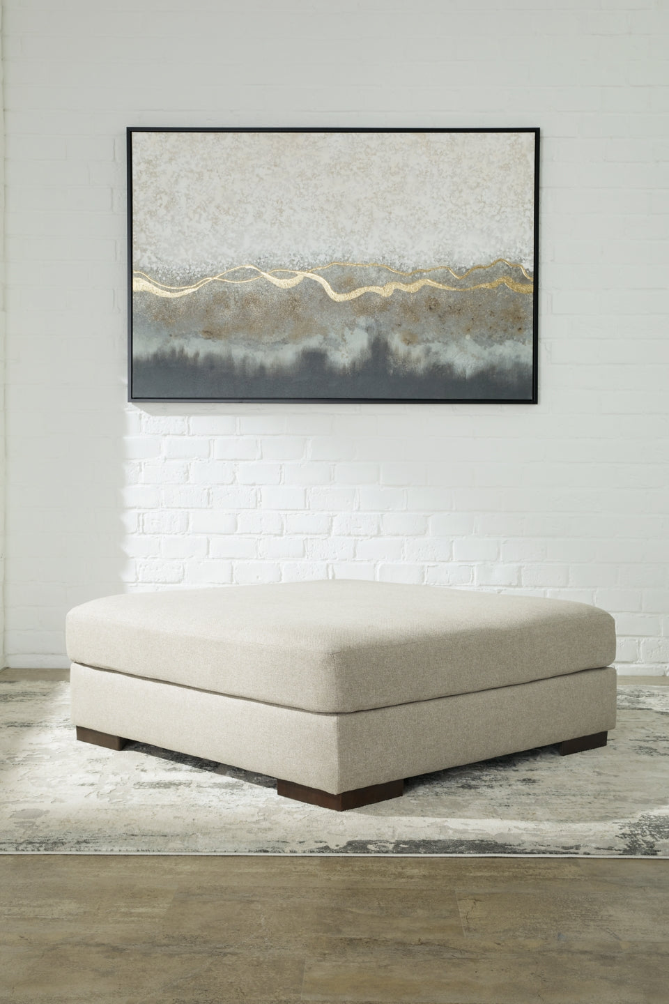 Lyndeboro Oversized Accent Ottoman - furniture place usa