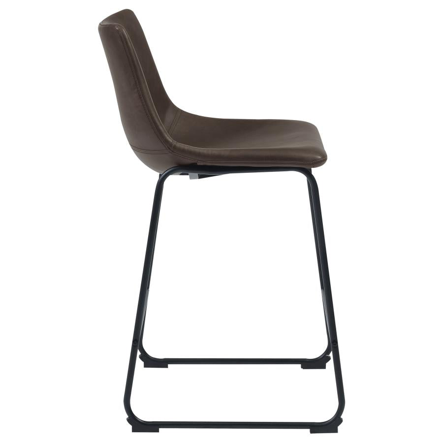 Michelle Brown Counter Stool - furniture place usa