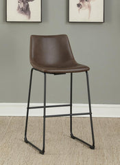 Michelle Brown Bar Stool - furniture place usa