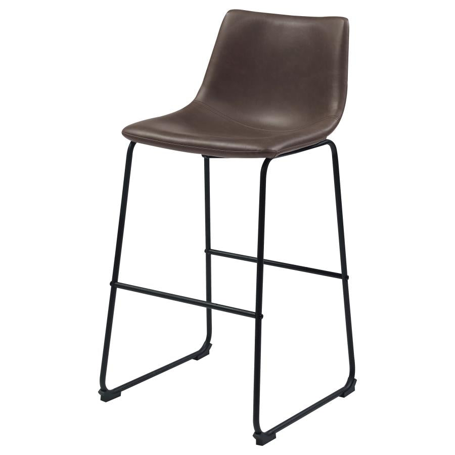 Michelle Brown Bar Stool - furniture place usa