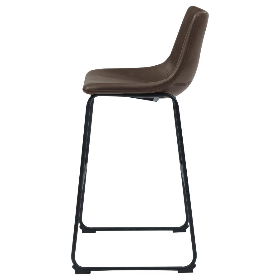 Michelle Brown Bar Stool - furniture place usa