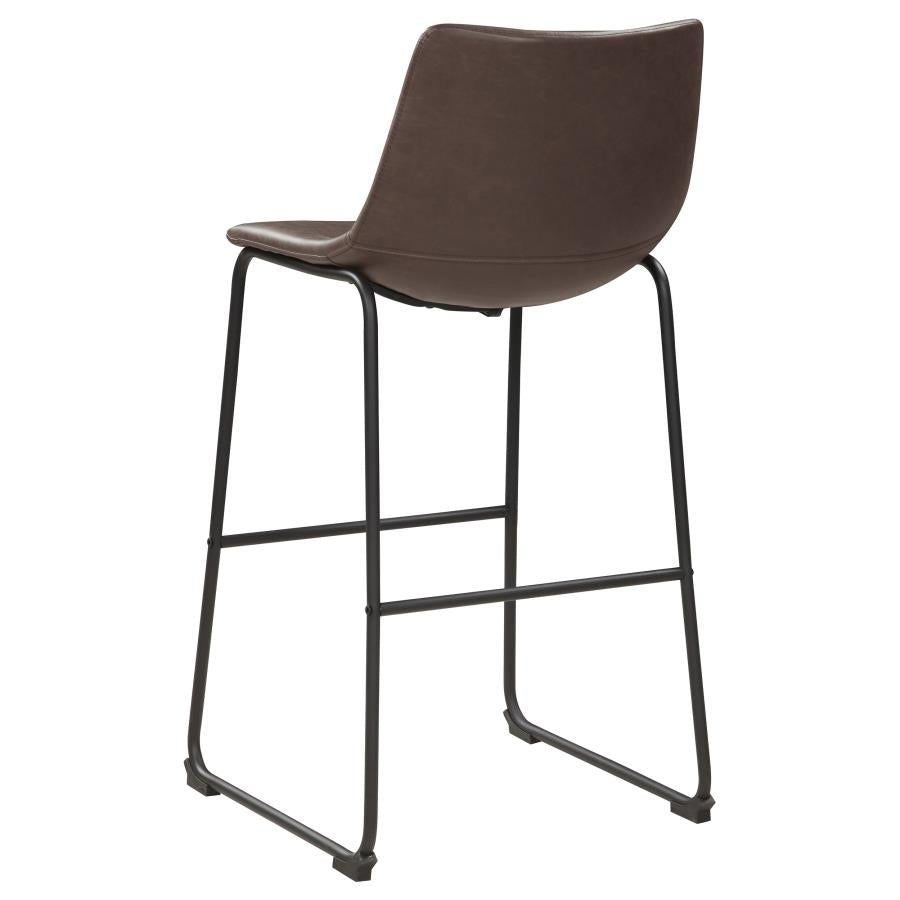 Michelle Brown Bar Stool - furniture place usa