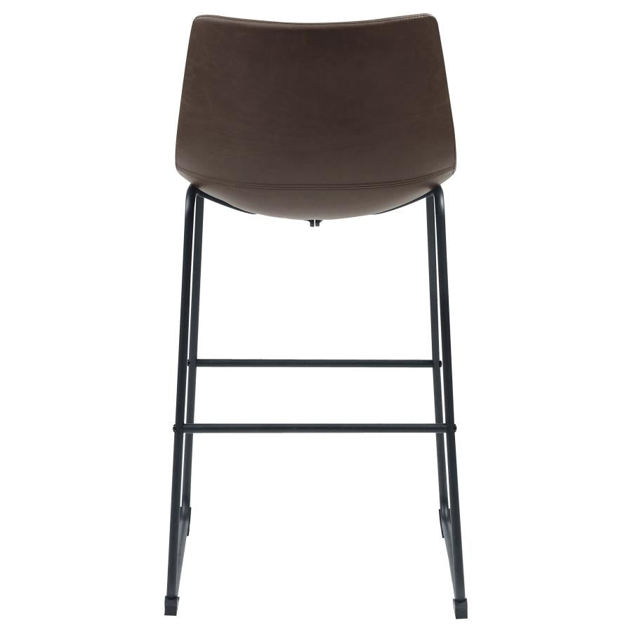 Michelle Brown Bar Stool - furniture place usa