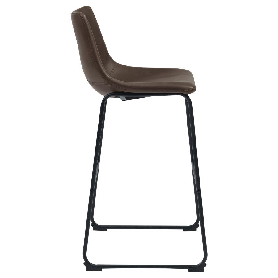 Michelle Brown Bar Stool - furniture place usa