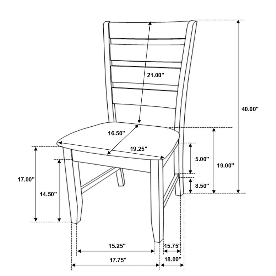 Dalila Grey Side Chair - furniture place usa