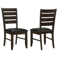 Dalila Brown Side Chair - furniture place usa