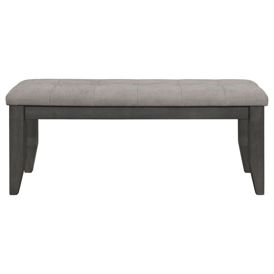 Dalila Grey Bench - furniture place usa
