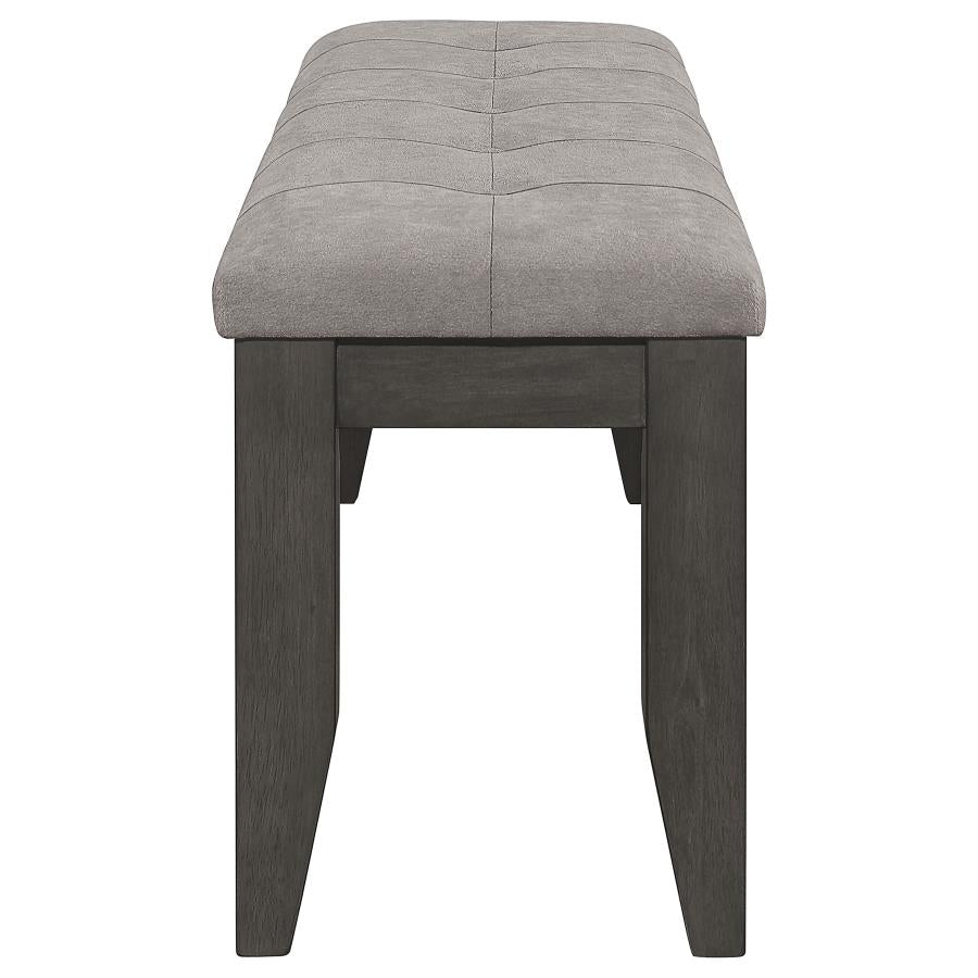 Dalila Grey Bench - furniture place usa