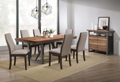 Spring Creek Brown 5 Pc Dining Set - furniture place usa