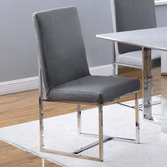 Mackinnon Grey Side Chair - furniture place usa
