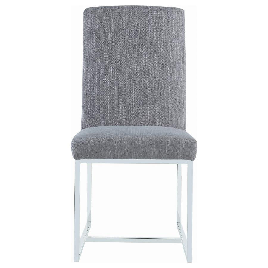 Mackinnon Grey Side Chair - furniture place usa