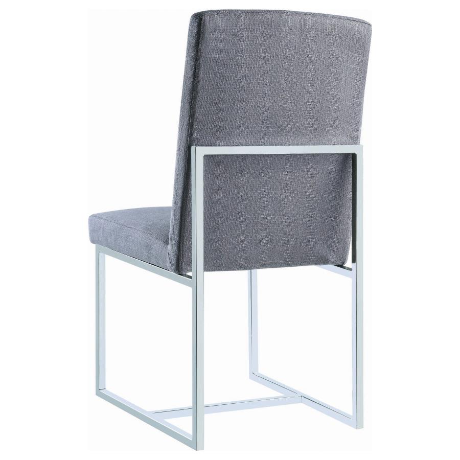 Mackinnon Grey Side Chair - furniture place usa