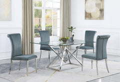 Beaufort Grey 5 Pc Dining Set - furniture place usa