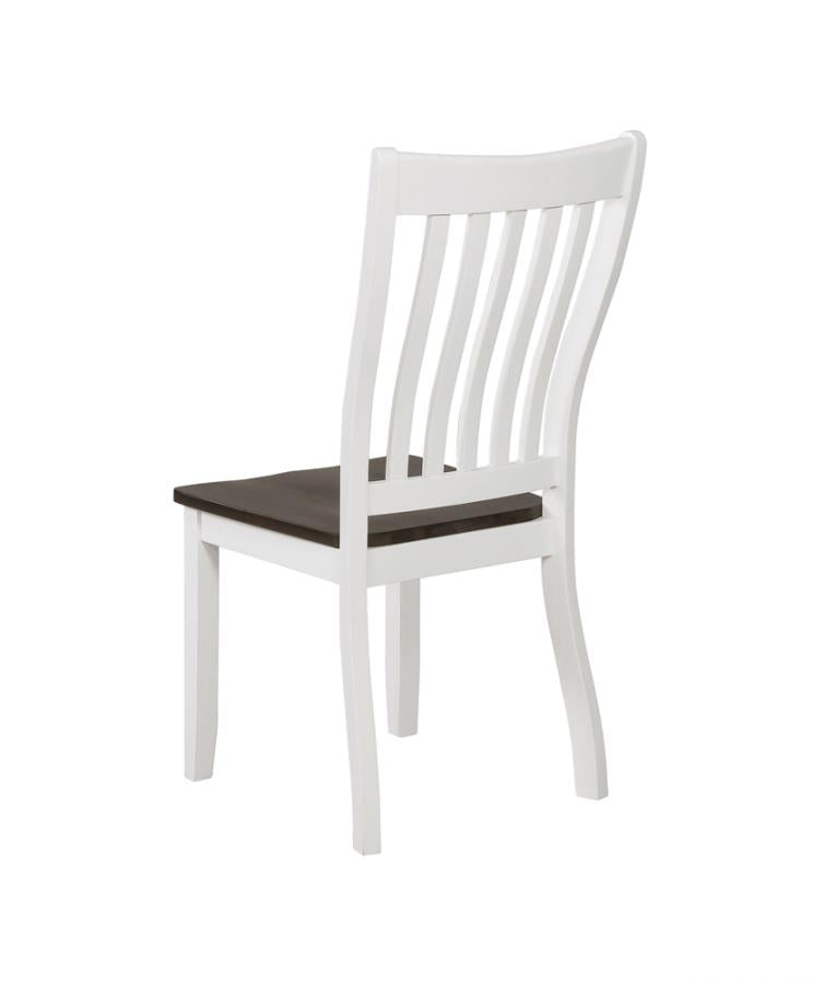 Kingman White Side Chair - furniture place usa