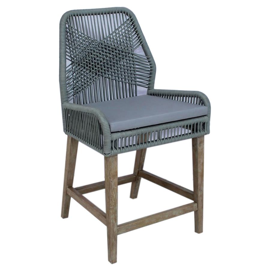 Nakia Grey Counter Stool - furniture place usa