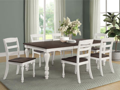 Madelyn White 5 Pc Dining Set - furniture place usa