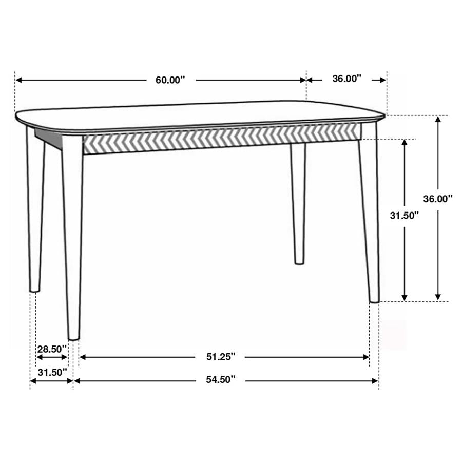 Partridge Brown 5 Pc Counter Height Dining Set - furniture place usa