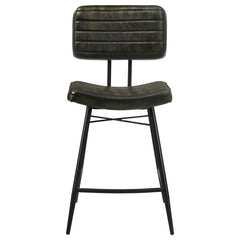 Partridge Black Counter Stool - furniture place usa