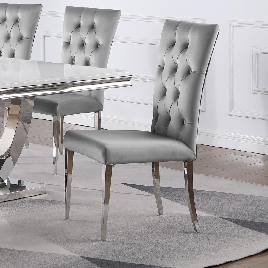 Kerwin Grey Side Chair - furniture place usa