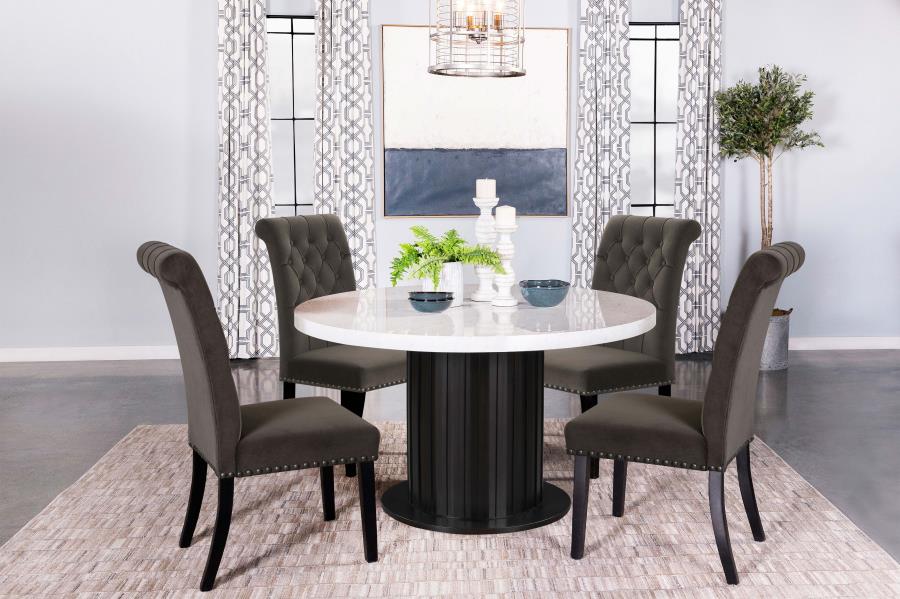Sherry Brown 5 Pc Dining Set - furniture place usa