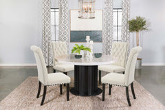 Sherry Beige 5 Pc Dining Set - furniture place usa