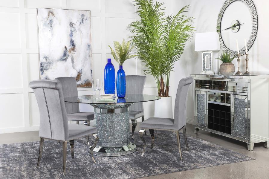 Ellie Grey 5 Pc Dining Set - furniture place usa
