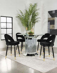 Ellie Black 5 Pc Counter Height Dining Set - furniture place usa