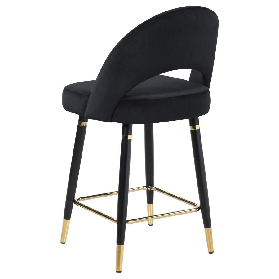 Ellie Black 5 Pc Counter Height Dining Set - furniture place usa
