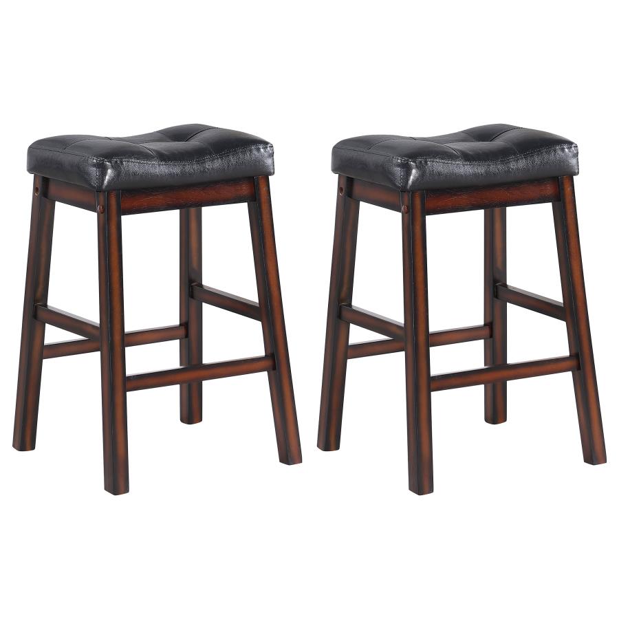 Donald Black Counter Stool - furniture place usa