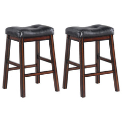 Donald Black Counter Stool - furniture place usa
