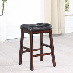 Donald Black Counter Stool - furniture place usa
