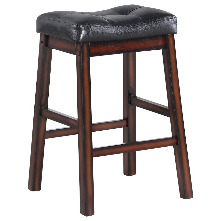 Donald Black Counter Stool - furniture place usa