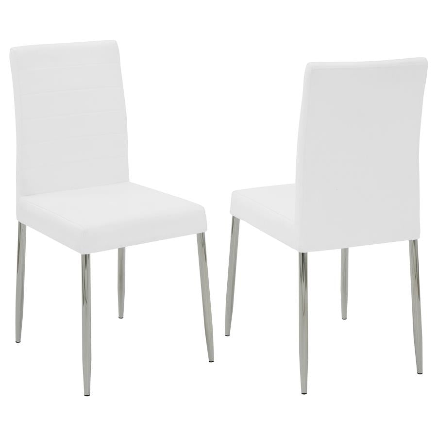 Maston White Side Chair - furniture place usa