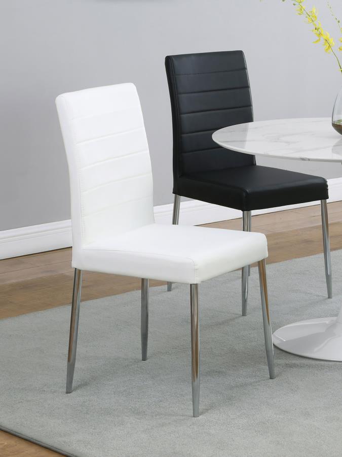 Maston White Side Chair - furniture place usa