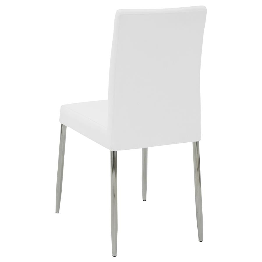 Maston White Side Chair - furniture place usa