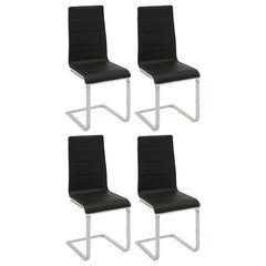 Broderick Black Side Chair - furniture place usa