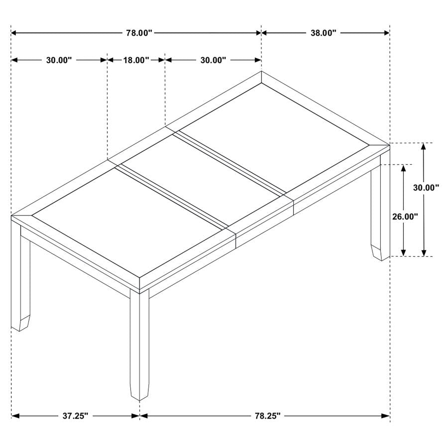Elodie Grey Dining Table - furniture place usa