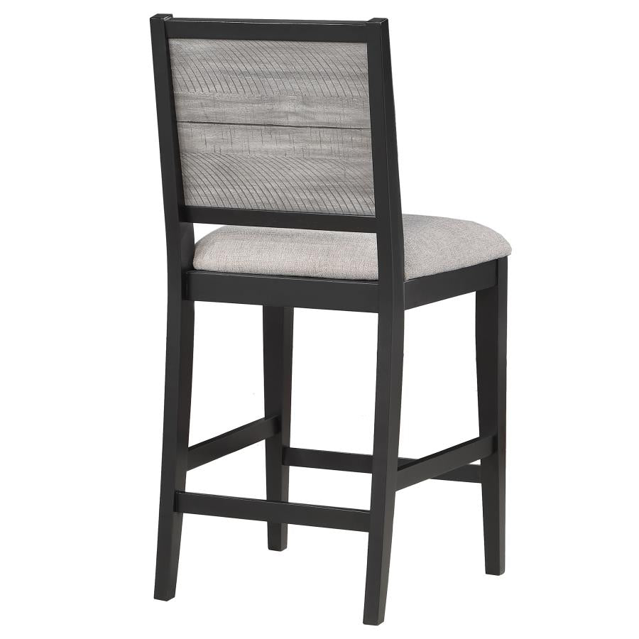 Elodie Grey Counter Stool - furniture place usa