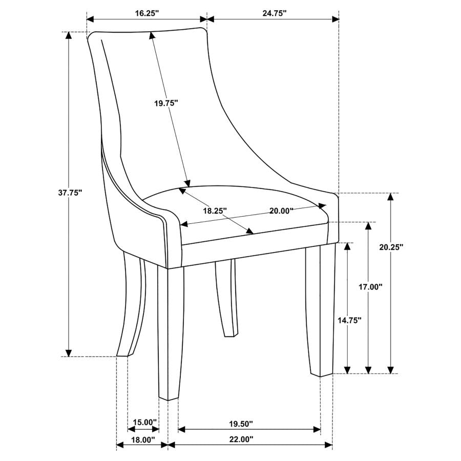 Phelps Grey 7 Pc Dining Set - furniture place usa