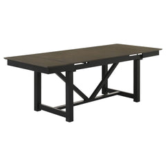 Malia Brown Dining Table - furniture place usa