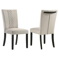 Malia Beige Side Chair - furniture place usa