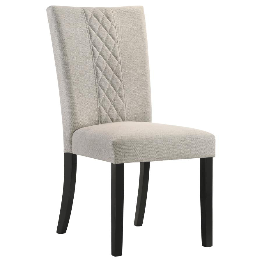 Malia Beige Side Chair - furniture place usa