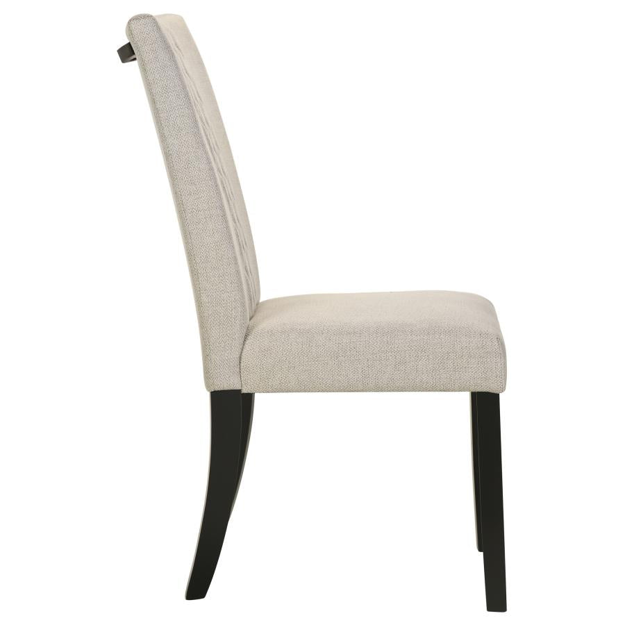 Malia Beige Side Chair - furniture place usa