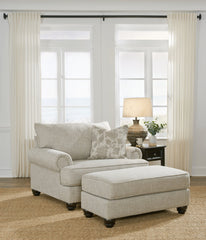 Asanti Chair and Ottoman - furniture place usa